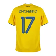 ZINCHENKO #17 Ukraine Football Shirt Home 2020 - bestfootballkits