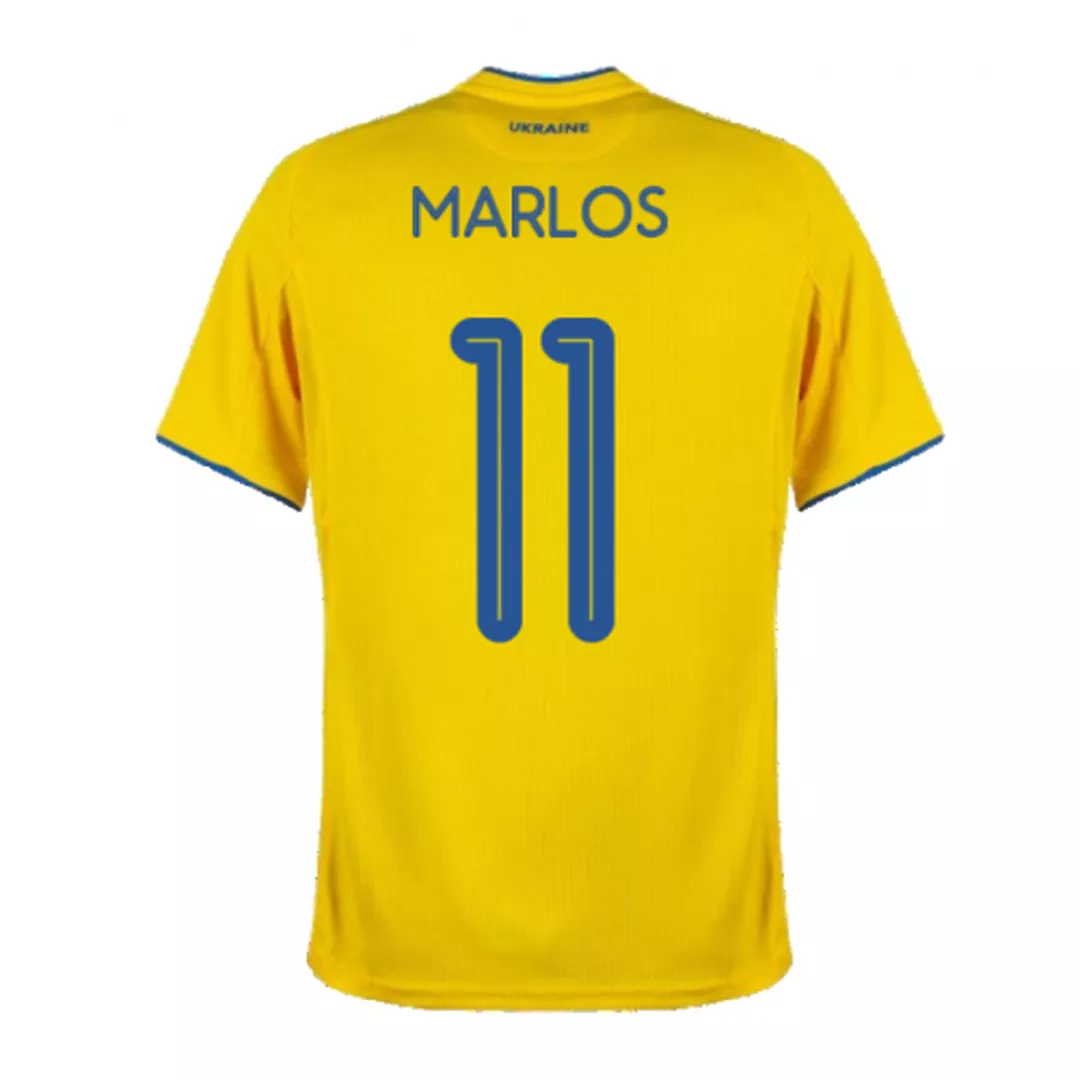MARLOS #11 Ukraine Football Shirt Home 2020