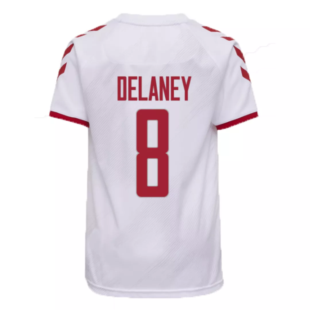 DELANEY #8 Denmark Football Shirt Away 2021