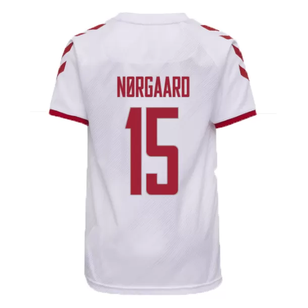 NØRGAARD #15 Denmark Football Shirt Away 2021 - bestfootballkits