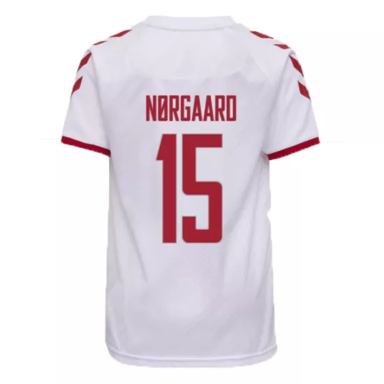 NØRGAARD #15 Denmark Football Shirt Away 2021 - bestfootballkits