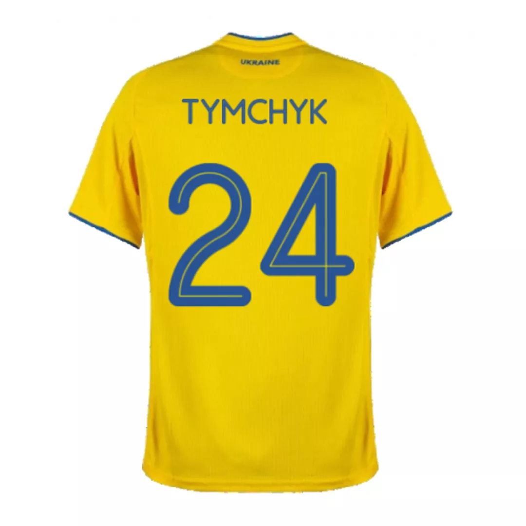 TYMCHYK #24 Ukraine Football Shirt Home 2020