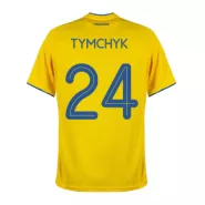 TYMCHYK #24 Ukraine Football Shirt Home 2020 - bestfootballkits