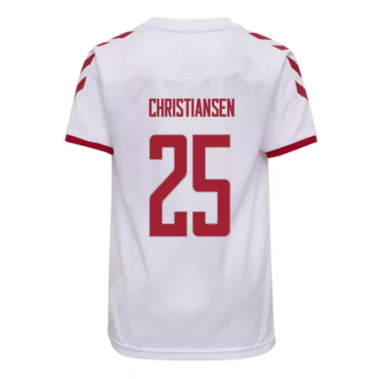 CHRISTIANSEN #25 Denmark Football Shirt Away 2021 - bestfootballkits
