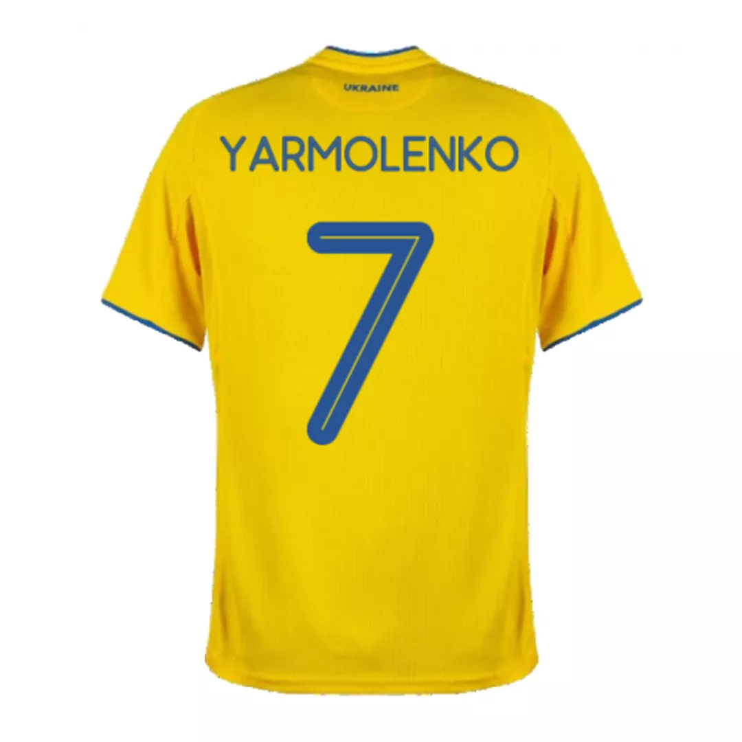 YARMOLENKO #7 Ukraine Football Shirt Home 2020