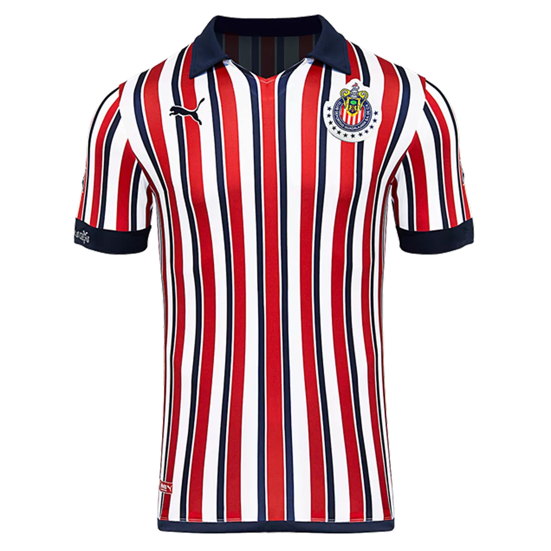 2018 Deportivo Guadalajara World Club Cup Red&White Football Shirt