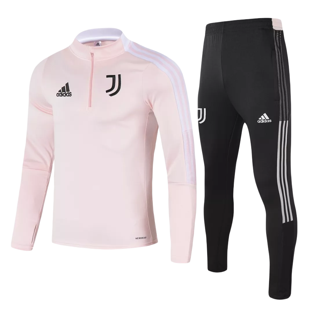 Kid's Juventus Zipper Sweatshirt Kit(Top+Pants) 2021/22