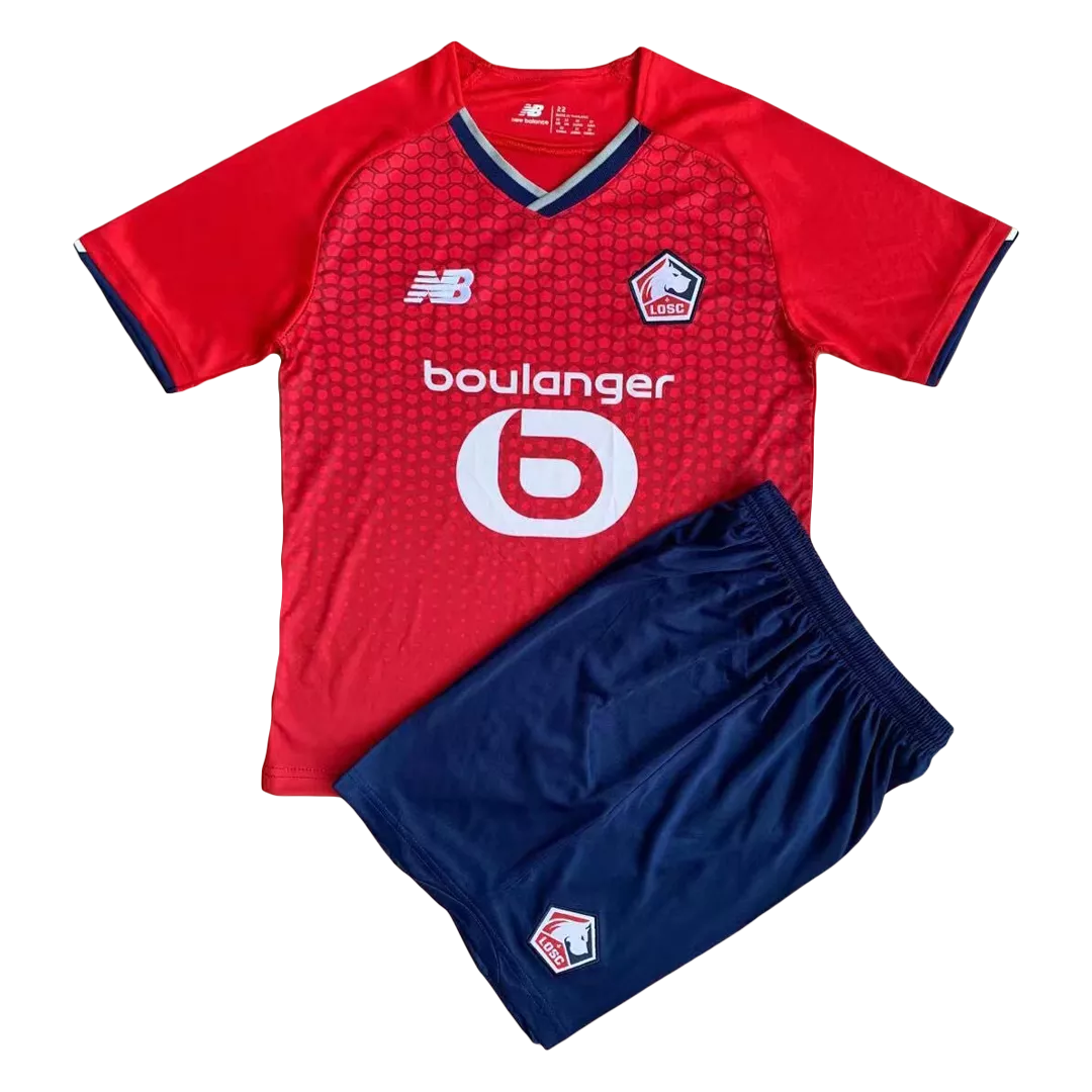 Lille OSC Football Mini Kit (Shirt+Shorts) Home 2021/22