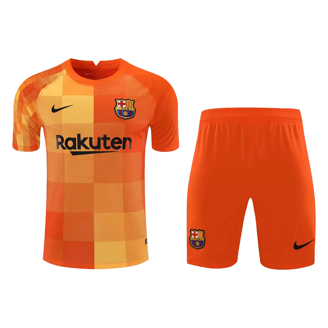 Barcelona Football Kit (Shirt+Shorts) Goalkeeper 2021/22 - bestfootballkits