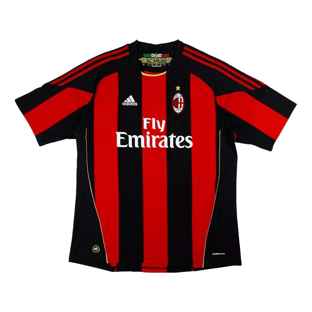 AC Milan Classic Football Shirt Home 2010/11