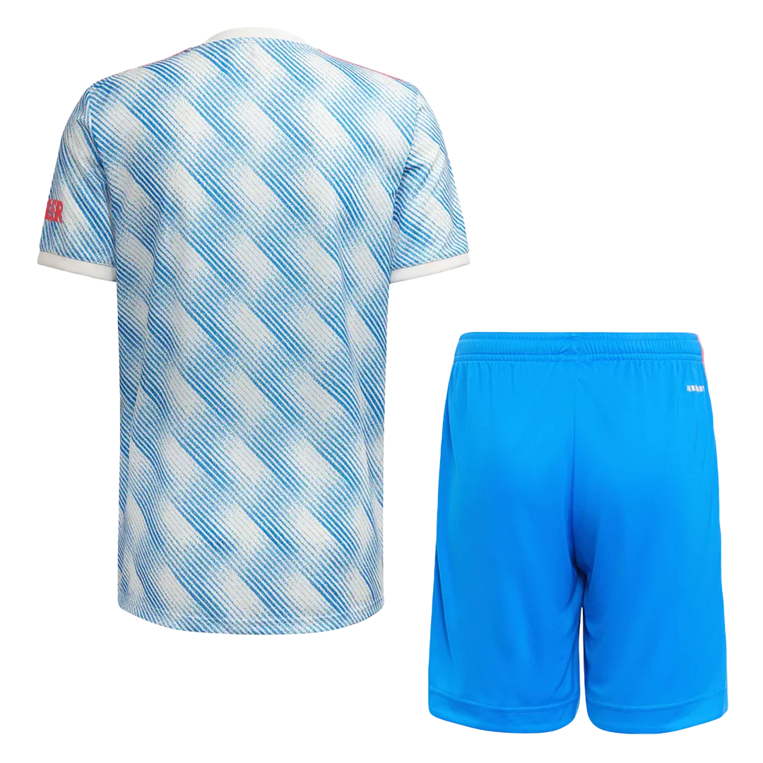 RONALDO #7 Manchester United Football Kit (Shirt+Shorts) Away 2021/22 - bestfootballkits