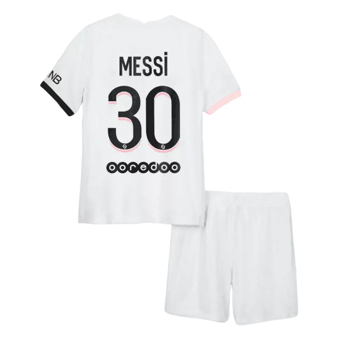 Messi #30 PSG Football Mini Kit (Shirt+Shorts) Away 2021/22