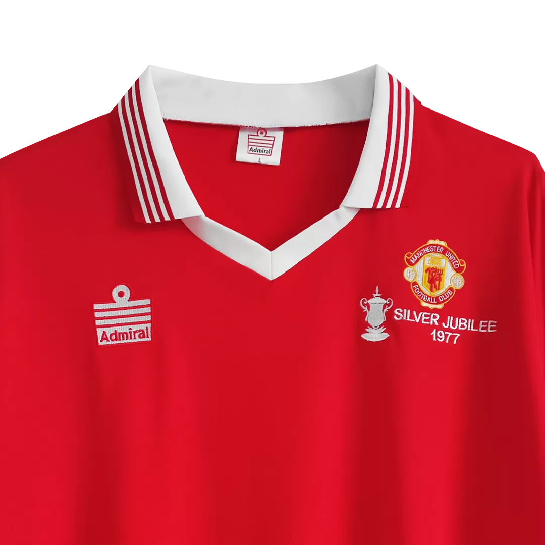 Manchester United Classic Football Shirt Home 1977 - bestfootballkits