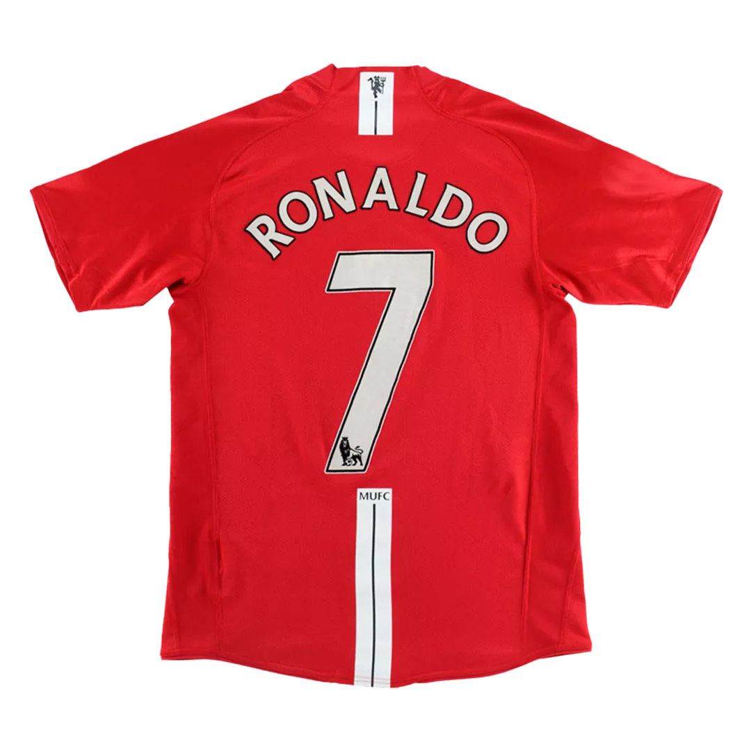 RONALDO #7 Manchester United Classic Football Shirt Home 2007/08