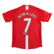 RONALDO #7 Manchester United Classic Football Shirt Home 2007/08 - bestfootballkits