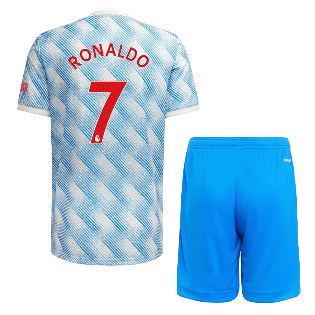 RONALDO #7 Manchester United Football Kit (Shirt+Shorts) Away 2021/22