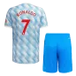RONALDO #7 Manchester United Football Kit (Shirt+Shorts) Away 2021/22 - bestfootballkits