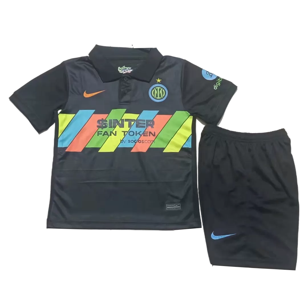 Inter Milan Football Mini Kit (Shirt+Shorts) Third Away 2021/22 - bestfootballkits