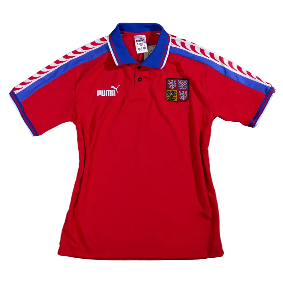 Czech Republic Classic Football Shirt Home 1996