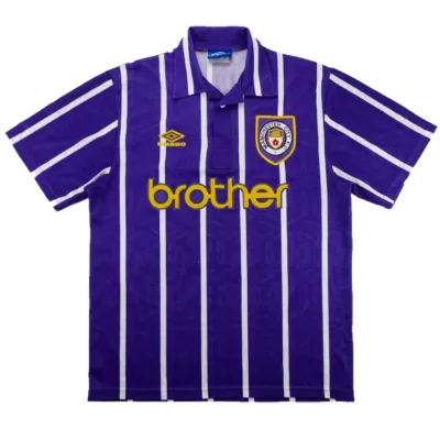 Manchester City Classic Football Shirt Away 1993 - bestfootballkits