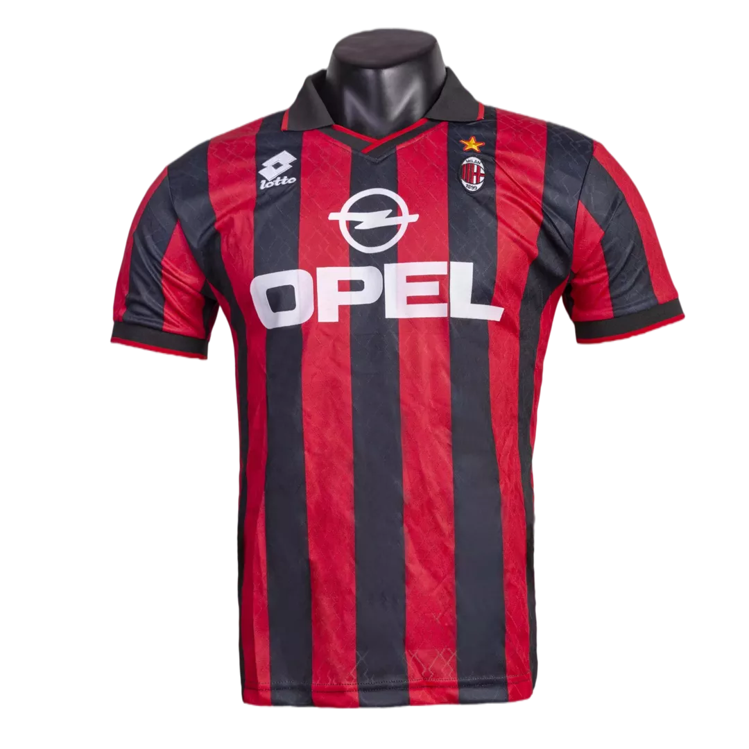 AC Milan Classic Football Shirt Home 1995/96 - bestfootballkits
