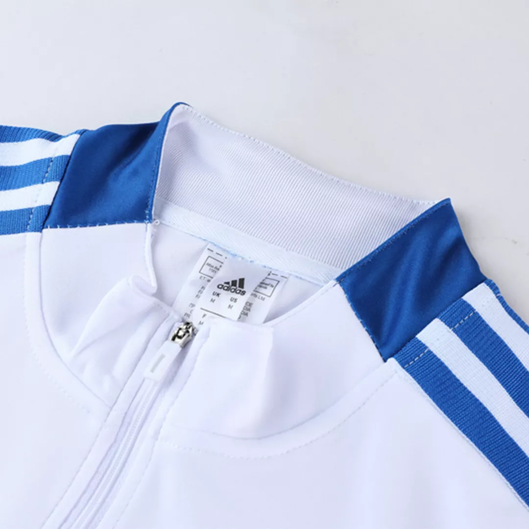 Real Madrid Zipper Sweatshirt Kit(Top+Pants) 2021/22 - bestfootballkits