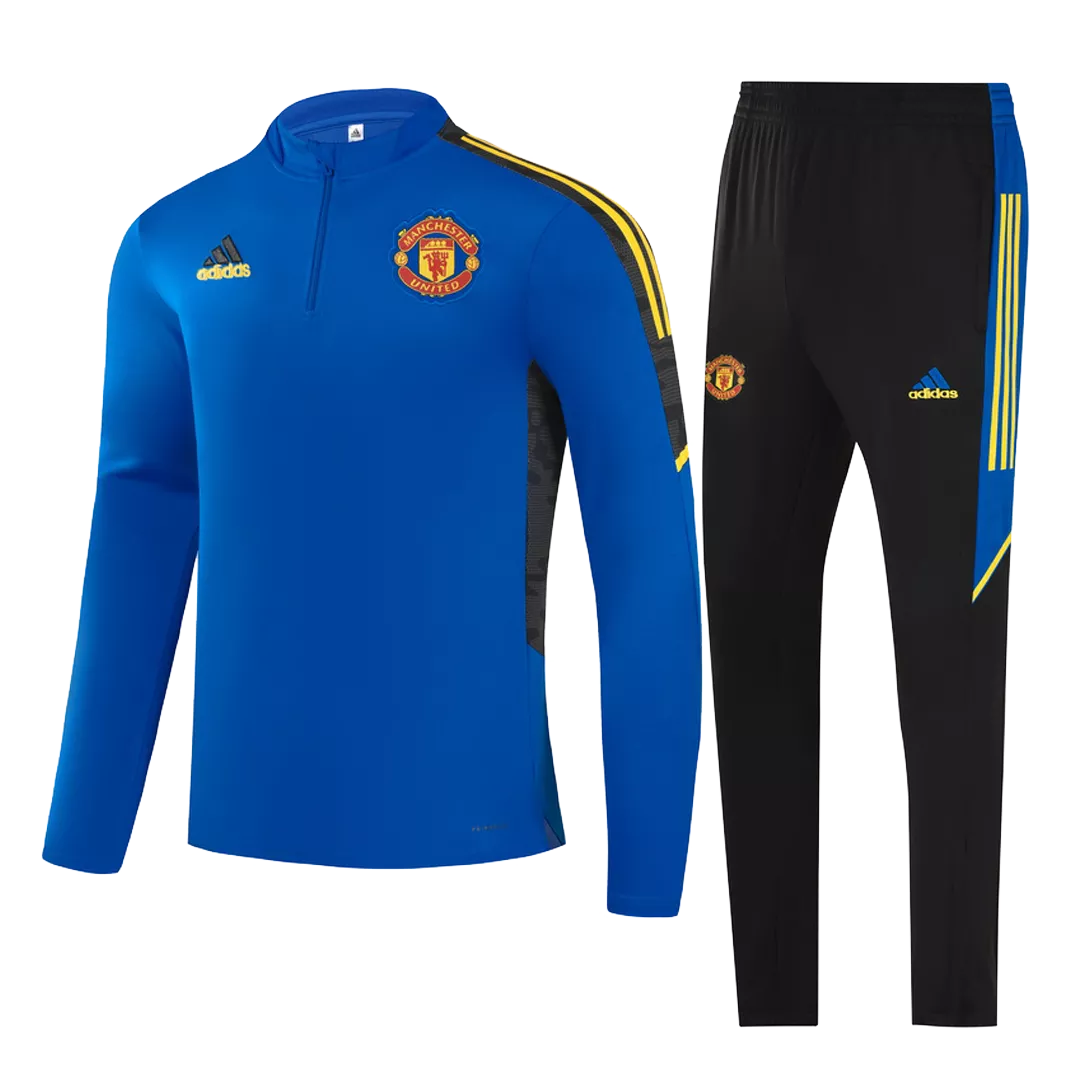 Manchester United Zipper Sweatshirt Kit(Top+Pants) 2021/22