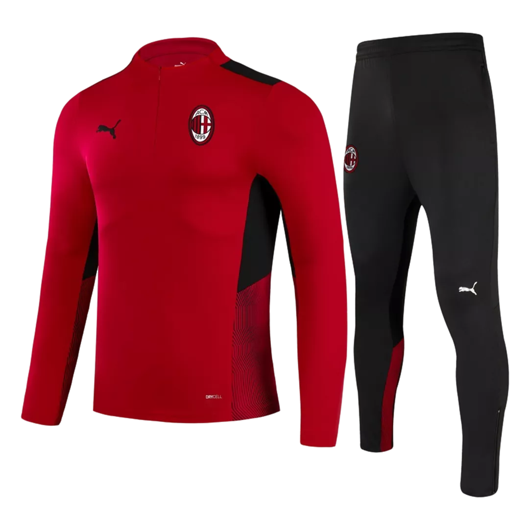 AC Milan Zipper Sweatshirt Kit(Top+Pants) 2021/22