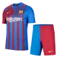 Barcelona Football Kit (Shirt+Shorts) Home 2021/22 - bestfootballkits