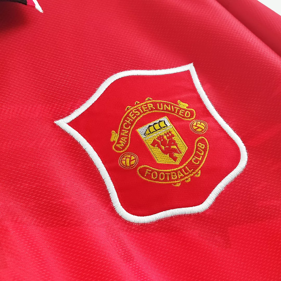 Manchester United Classic Football Shirt Home Long Sleeve 1994/96 - bestfootballkits