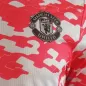 Authentic Manchester United Football Shirt Pre-Match Training 2021/22 - White&Red - bestfootballkits