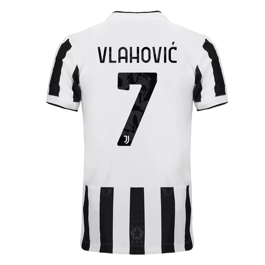 Authentic VLAHOVIĆ #7 Juventus Football Shirt Home 2021/22