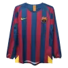 Barcelona Classic Football Shirt Home Long Sleeve 2005/06 - bestfootballkits