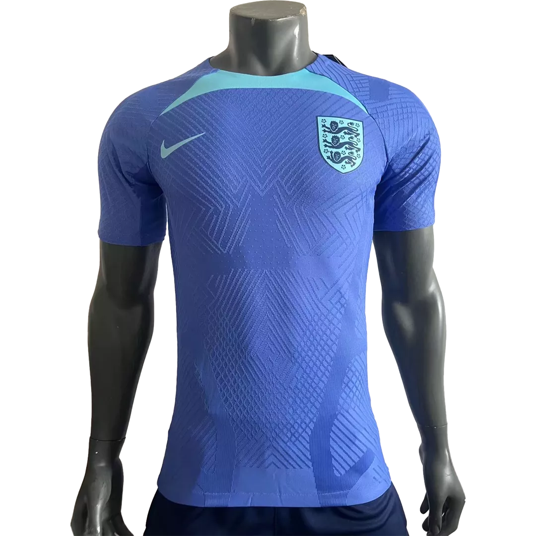 Authentic England Football Shirt Pre-Match Training 2022 - Blue