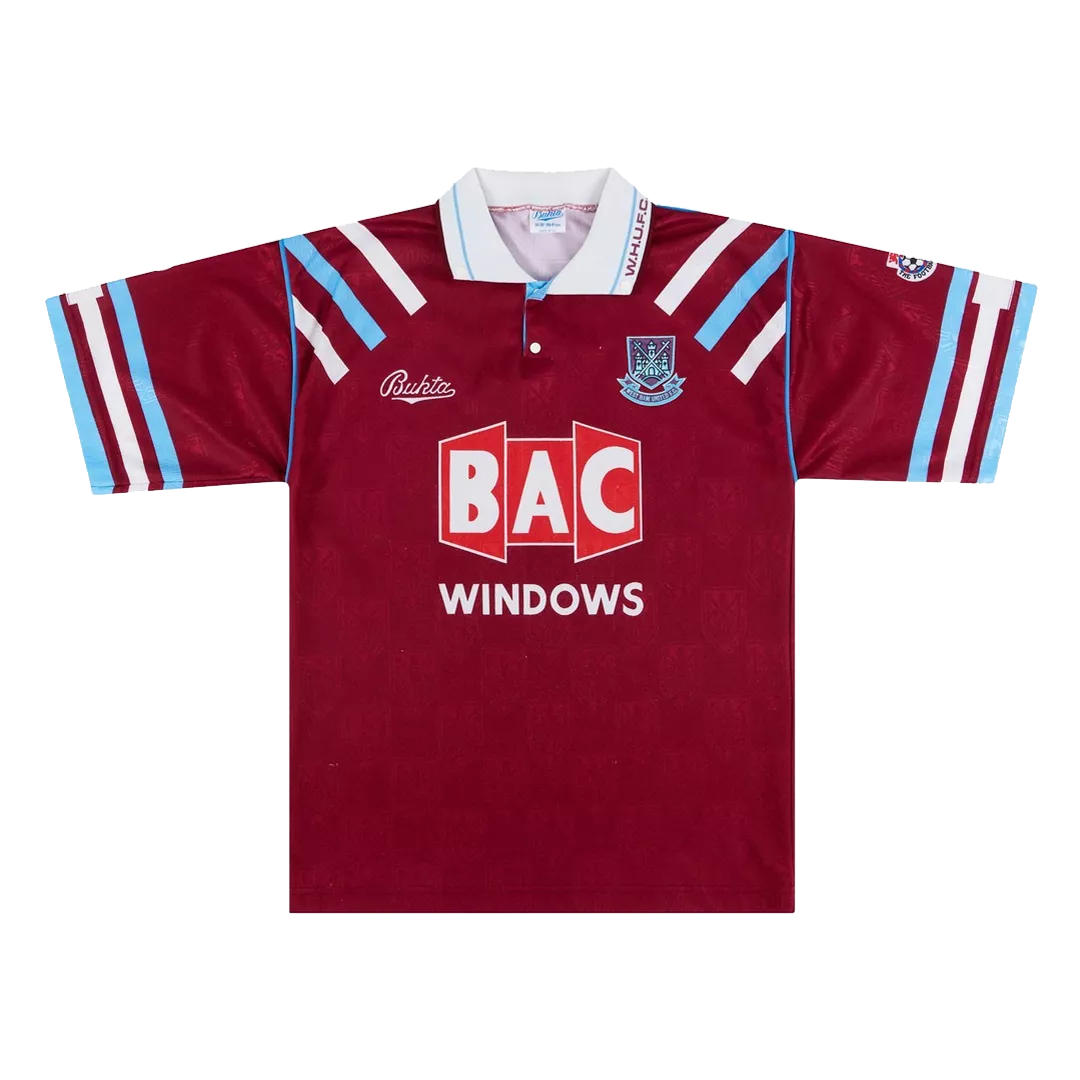 West Ham United Classic Football Shirt Home 1991/92