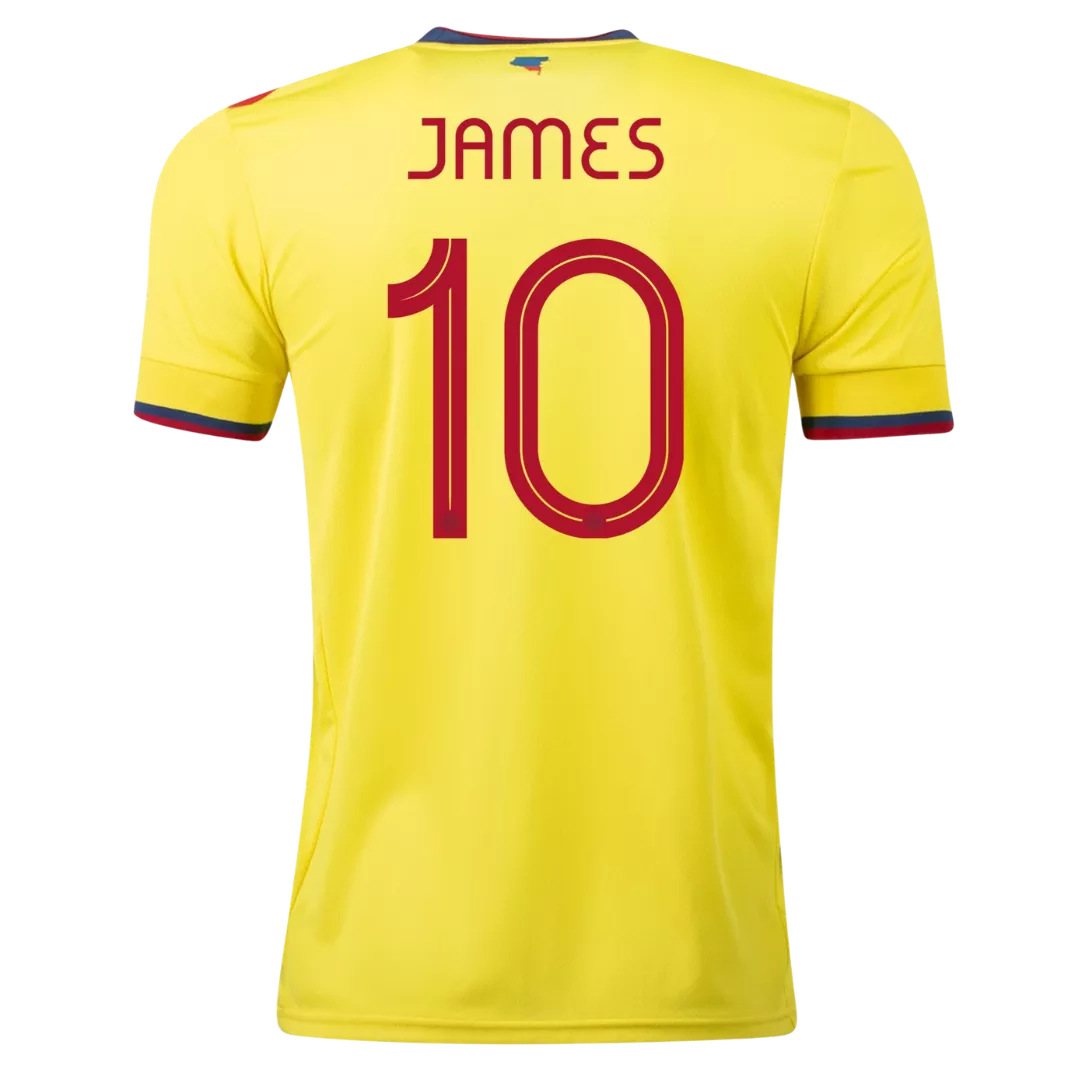 James Rodriguez #10 Colombia Football Shirt Home 2021