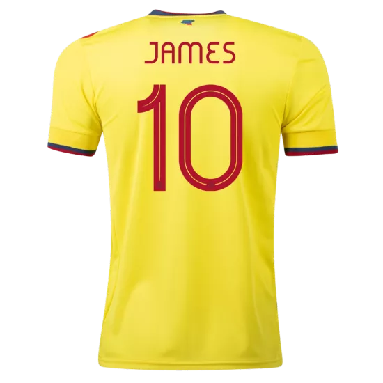James Rodriguez #10 Colombia Football Shirt Home 2021 - bestfootballkits