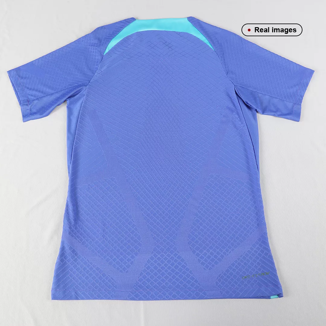 Authentic England Football Shirt Pre-Match Training 2022 - Blue - bestfootballkits