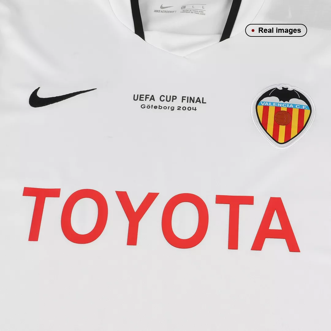 Valencia Classic Football Shirt Home 2003/04 - bestfootballkits