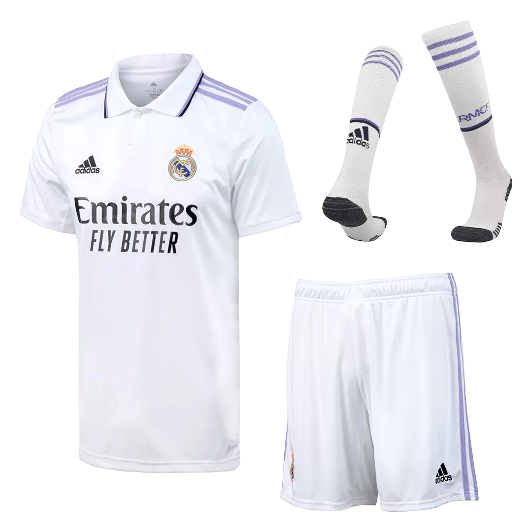 Real Madrid Football Kit (Shirt+Shorts+Socks) Home 2022/23