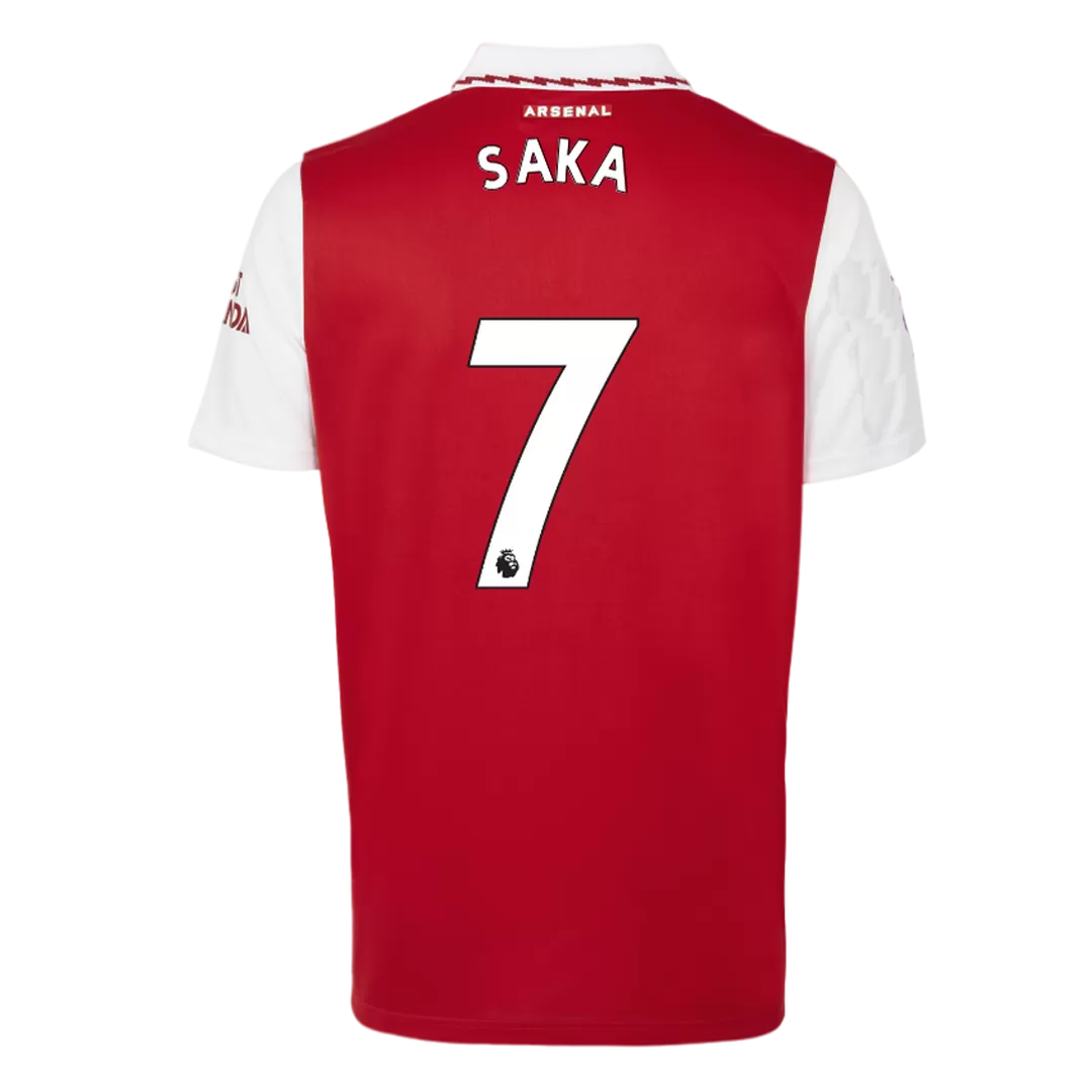 SAKA #7 Arsenal Football Shirt Home 2022/23