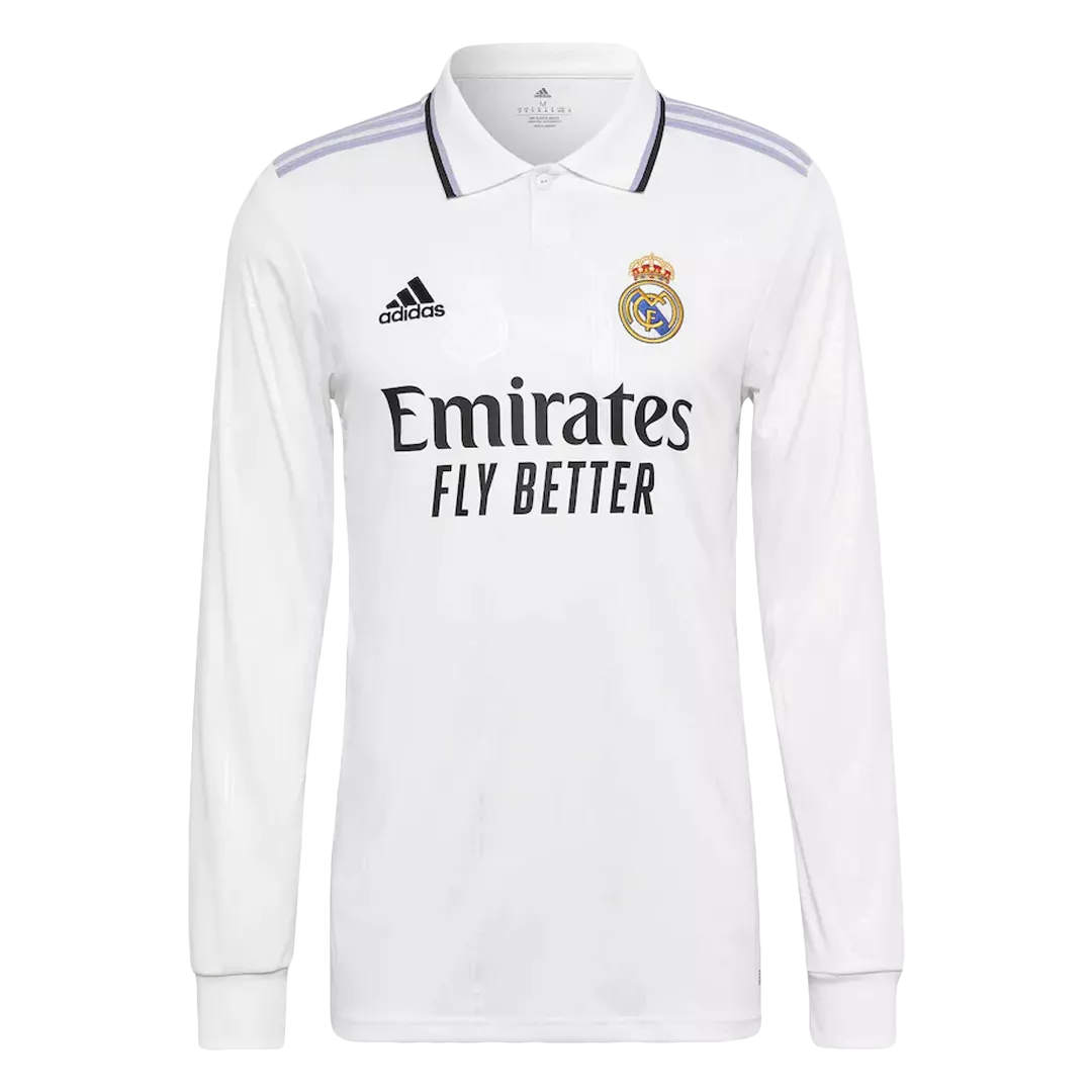 Real Madrid Long Sleeve Football Shirt Home 2022/23