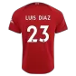 LUIS DiAZ #23 Liverpool Football Shirt Home 2022/23 - bestfootballkits