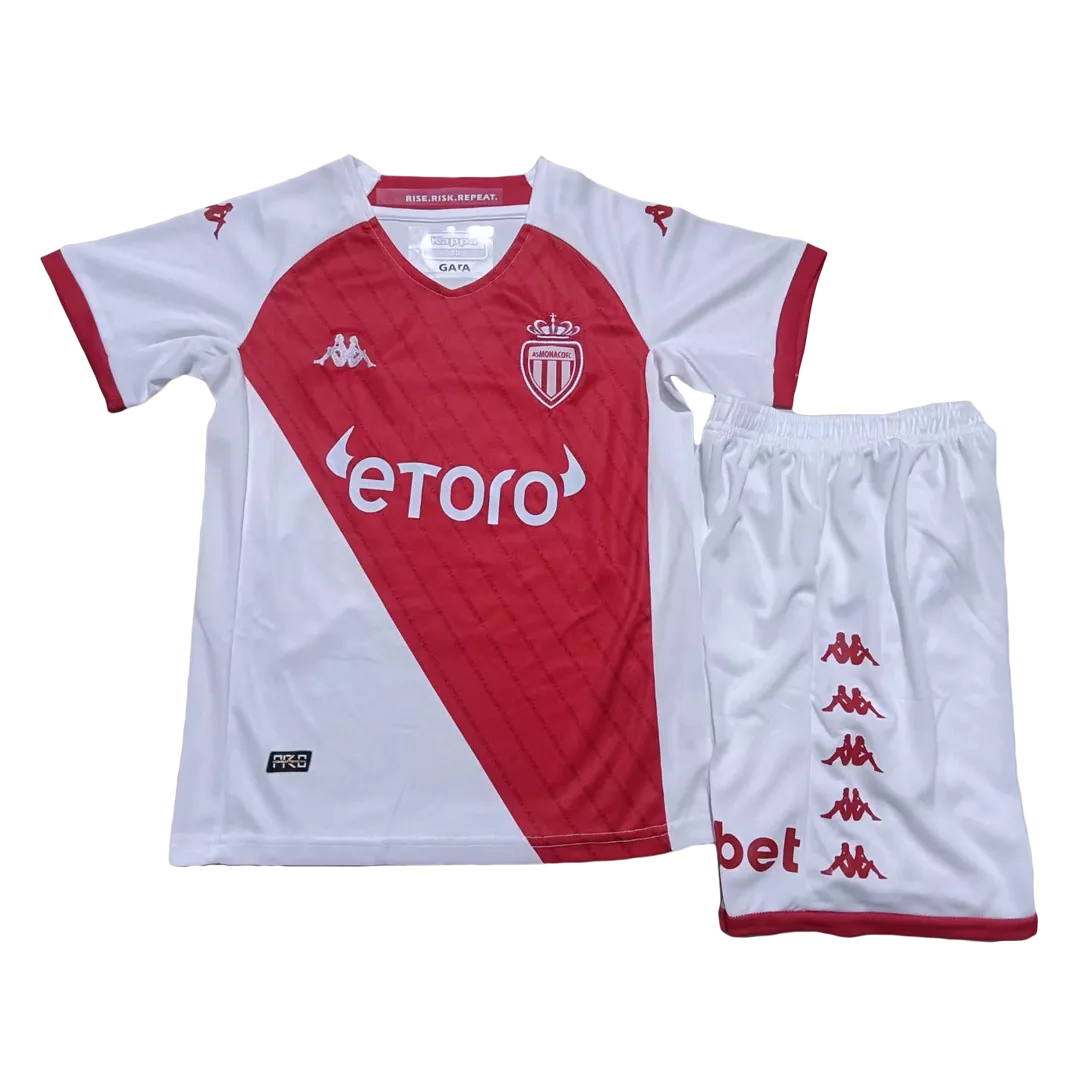 AS Monaco FC Football Mini Kit (Shirt+Shorts) Home 2022/23