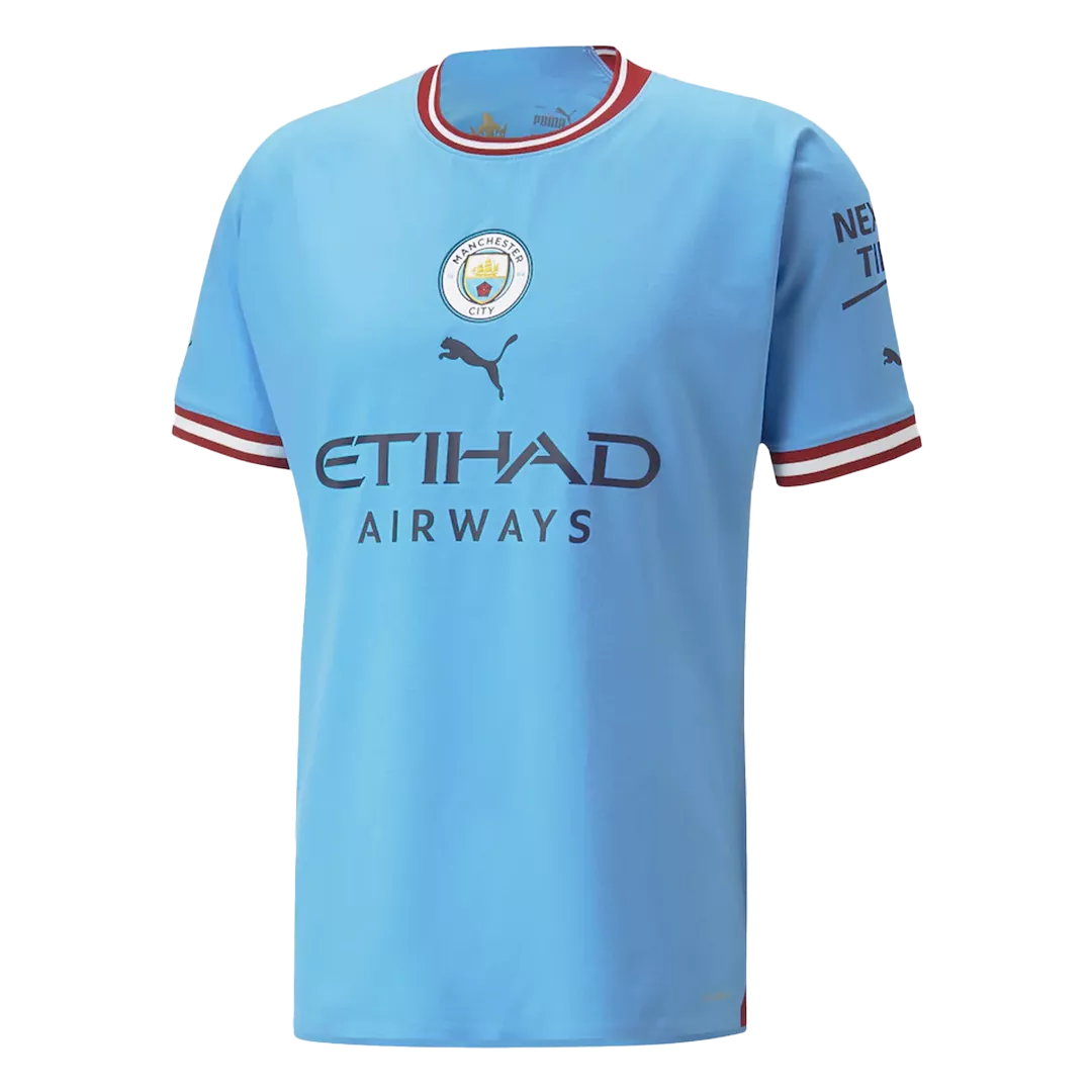 Authentic Manchester City Football Shirt Home 2022/23