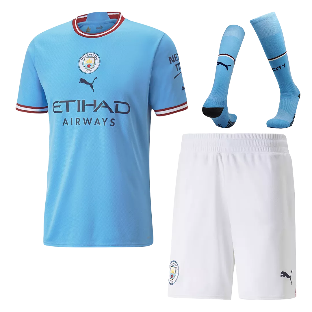 Manchester City Football Kit (Shirt+Shorts+Socks) Home 2022/23