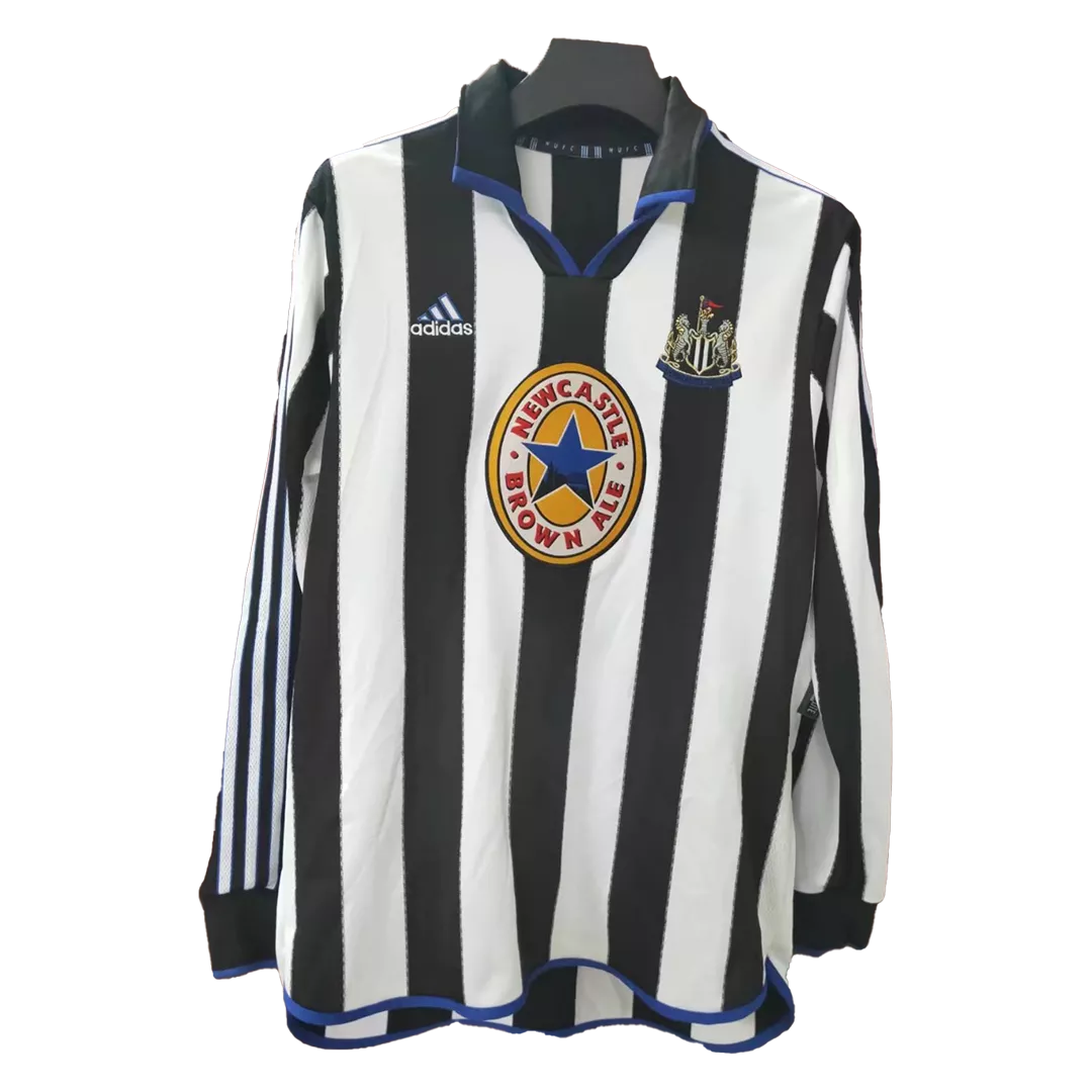 Newcastle United Classic Football Shirt Home Long Sleeve 1999/00