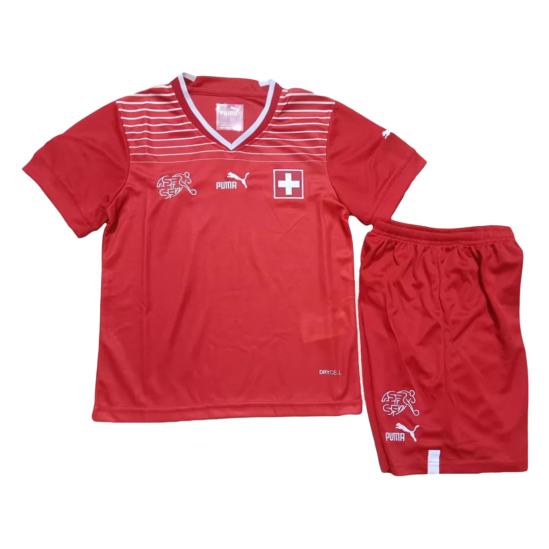 Switzerland Football Mini Kit (Shirt+Shorts) Home 2022