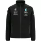 Men's Mercedes AMG Petronas F1 Racing Team Softshell Jacket- Black 2021 - bestfootballkits