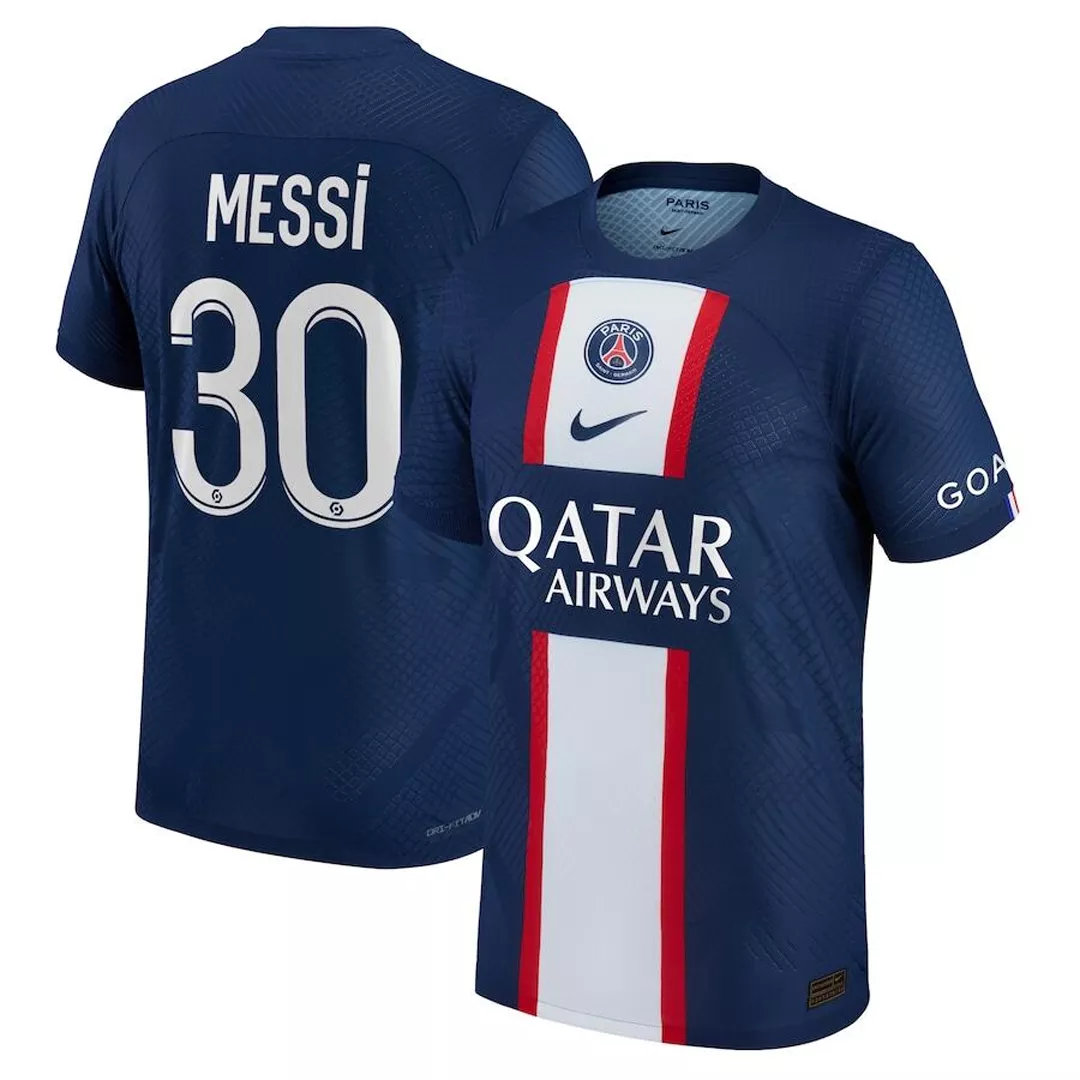 Authentic Messi #30 PSG Football Shirt Home 2022/23